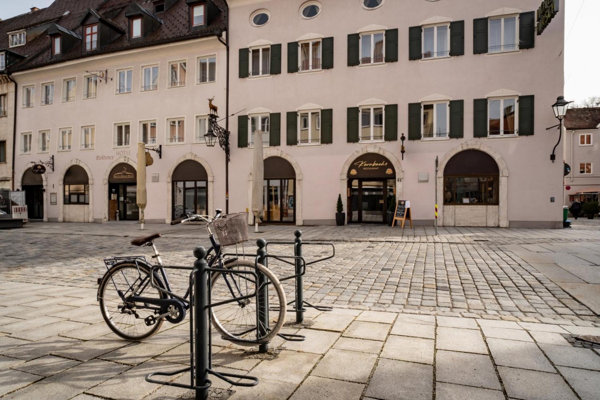 Hotel Goldener Hirsch Kaufbeuren Buitenkant foto