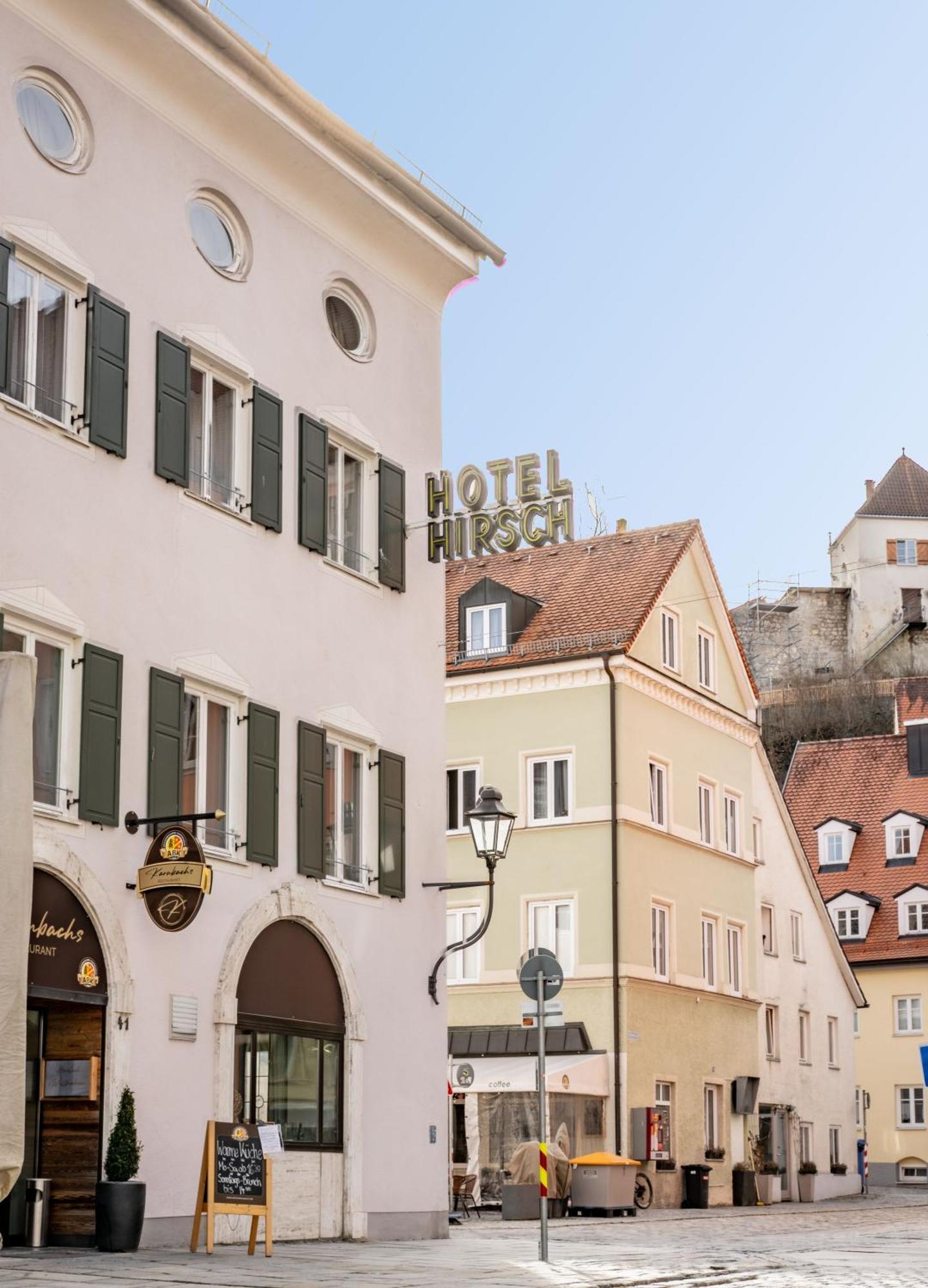 Hotel Goldener Hirsch Kaufbeuren Buitenkant foto